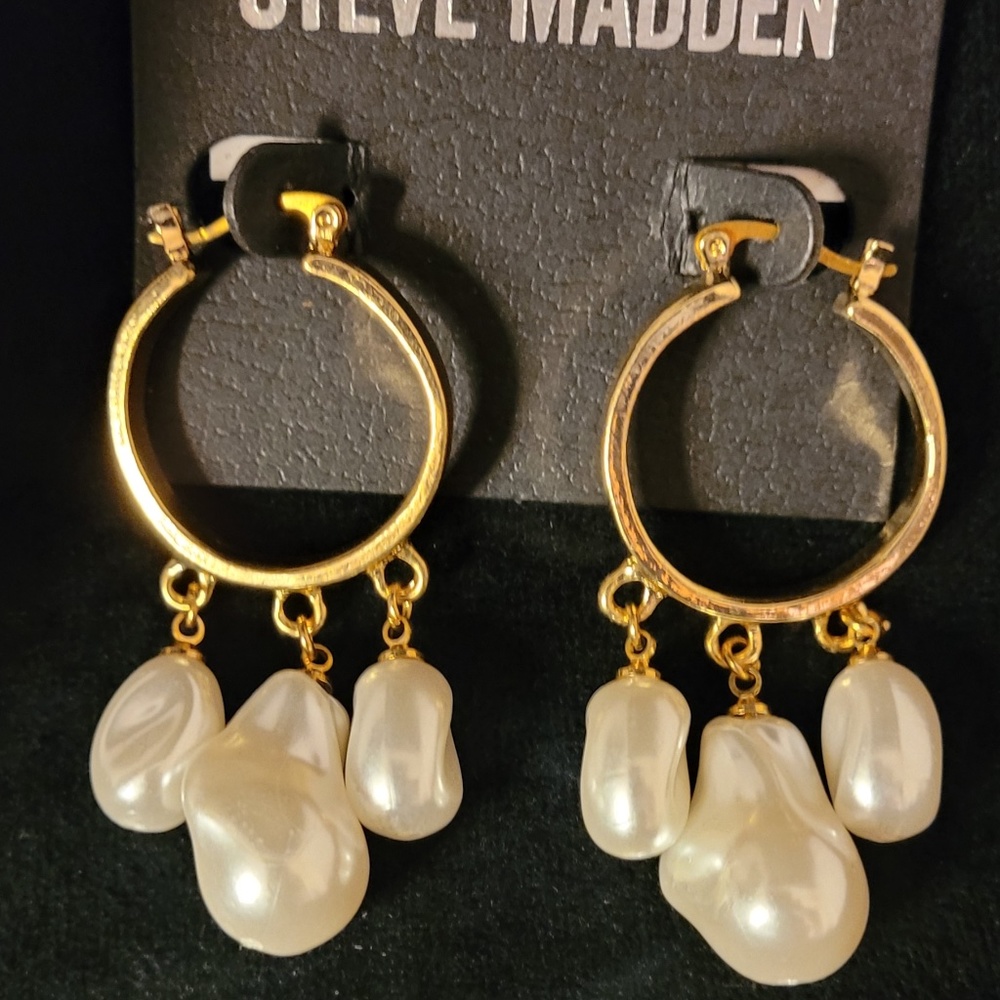 Steve Madden Hoop Earrings